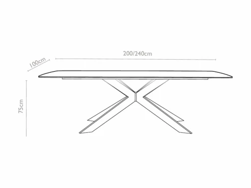 Masă Spider 7109