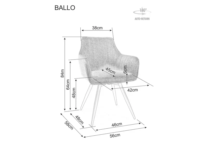 Scaun  Ballo Brego 3