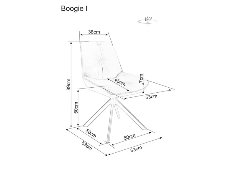 Scaun  Boogie I Velvet 3