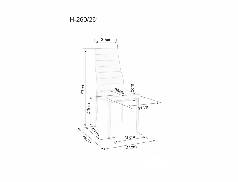 Scaun  H-261 Velvet 2