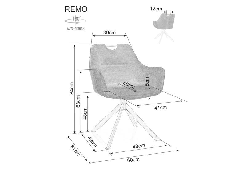 Scaun  Remo Brego 4